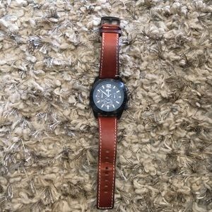 Lacoste Panama Black Dial Chronograph watch.